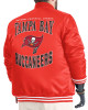 Tampa Bay Buccaneers Adaptive Team Graphic Varsity Satin Jacket
