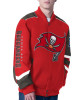 Tampa Bay Buccaneers Prime Time Racing Full-Zip Red Cotton Jacket