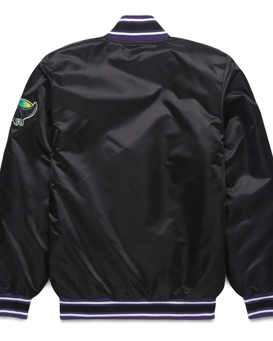 Tampa Bay Rays Classic Black Satin Jacket Tampa Bay Rays Classic Black Satin Jacket