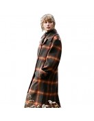 Taylor Swift Evermore Checked Coat