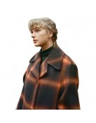 Taylor Swift Evermore Checked Coat