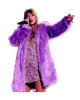 Taylor Swift Purple Fluffy Fur Jacket Taylor Swift Purple Fluffy Fur Jacket