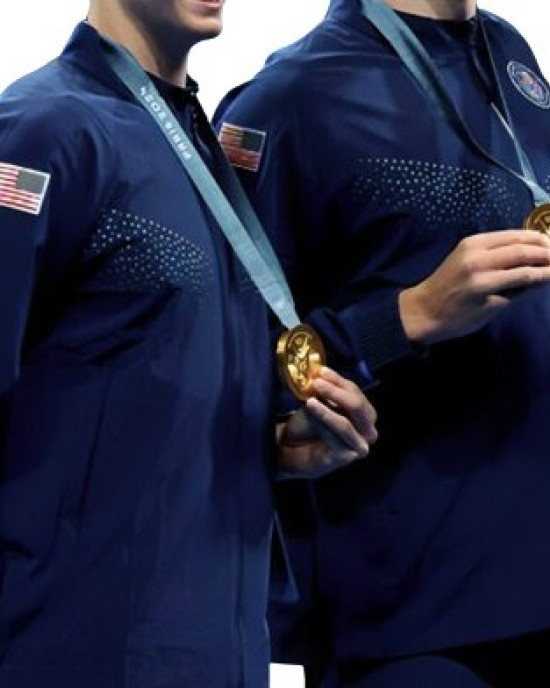 Team USA Paris 2024 Blue Olympics Tracksuit Team USA Paris 2024 Blue Olympics Tracksuit