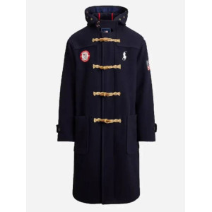 Team USA Winter Olympics 2026 Flagbearer  Wool Toggle Coat