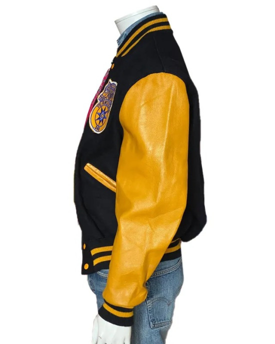Teamsters Black and Gold Varsity Jacket