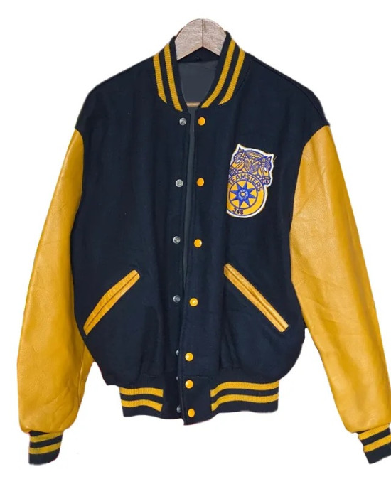 Teamsters Black and Gold Varsity Jacket