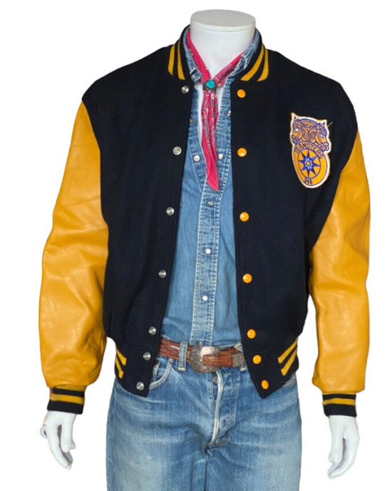 Teamsters Black and Gold Varsity Jacket