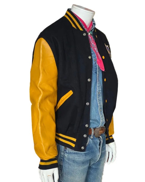 Teamsters Black and Gold Varsity Jacket