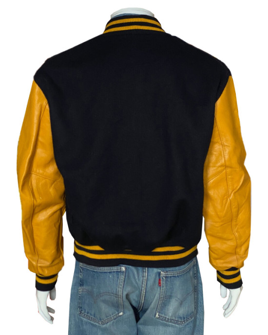 Teamsters Black and Gold Varsity Jacket