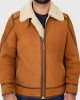 Tejan Men’s Brown B-3 Bomber Leather Jacket Tejan Men’s Brown B-3 Bomber Leather Jacket