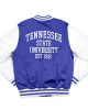 Tennessee State Blue and White Baseball Jacket Tennessee State Blue and White Baseball Jacket