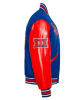 Tennessee State University Blue Wool And Red Leather Varsity Jacket