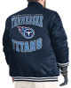 Tennessee Titans Adaptive Team Graphic Varsity Satin Jacket