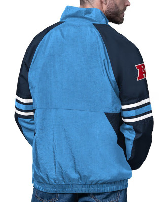 Tennessee Titans Prospect Light Blue Half-Zip Pullover Jacket