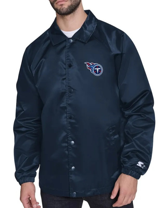 Tennessee Titans Retro Logo Coaches Jacket Tennessee Titans Retro Logo Coaches Jacket