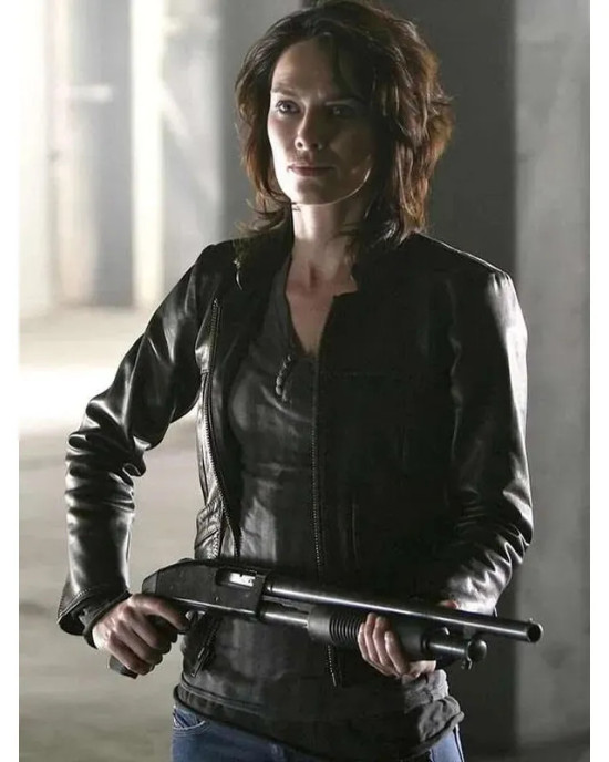 Terminator Lena Headey Leather Jacket