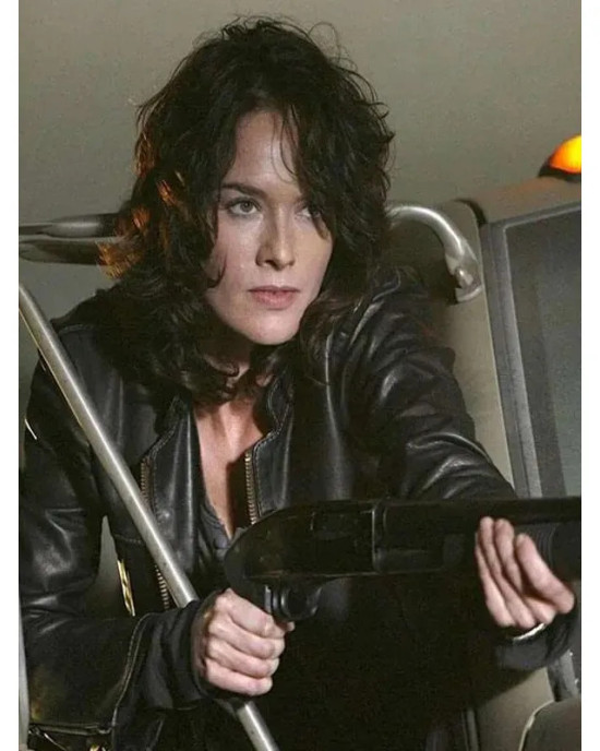Terminator Lena Headey Leather Jacket