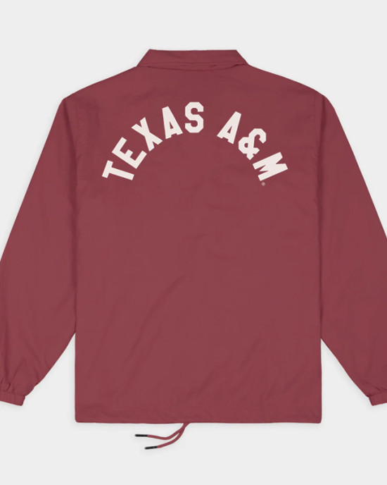 Texas A&M Aggies Classic Monogram Coaches Jacket Texas A&M Aggies Classic Monogram Coaches Jacket