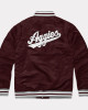 Texas A&M Aggies Wine Varsity Satin Jacket Texas A&M Aggies Wine Varsity Satin Jacket