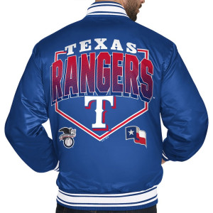 Texas Rangers Home Plate Printed Graphic Jacket