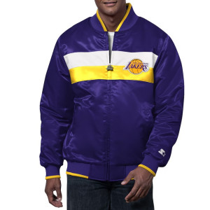 The Ambassador Los Angeles Lakers Varsity Satin Jacket