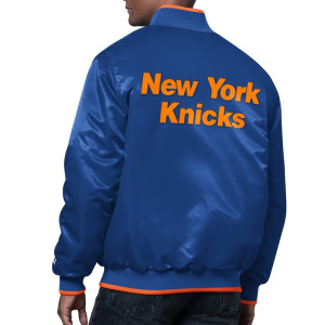 The Ambassador New York Knicks Varsity Satin Jacket