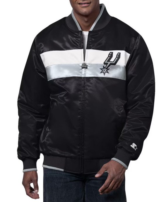 The Ambassador San Antonio Spurs Varsity Satin Jacket