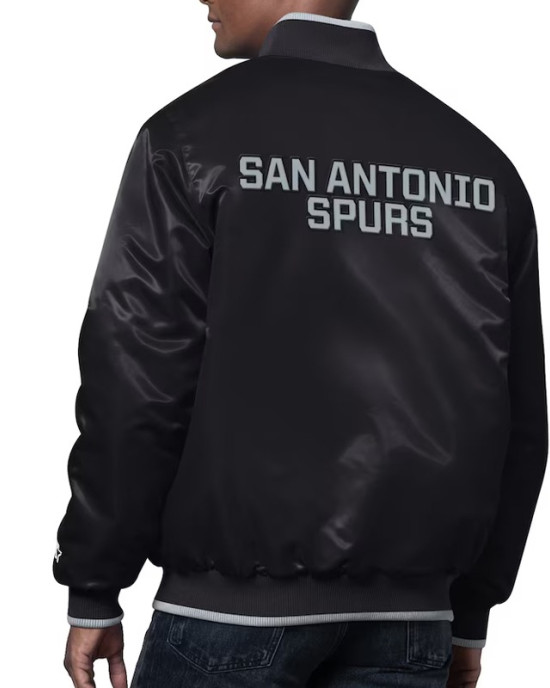The Ambassador San Antonio Spurs Varsity Satin Jacket
