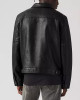 The Bondsman Hub Halloran Black Leather Trucker Jacket The Bondsman Hub Halloran Black Leather Trucker Jacket