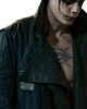 The Crow Bill Skarsgård Black Leather Coat The Crow Bill Skarsgård Black Leather Coat