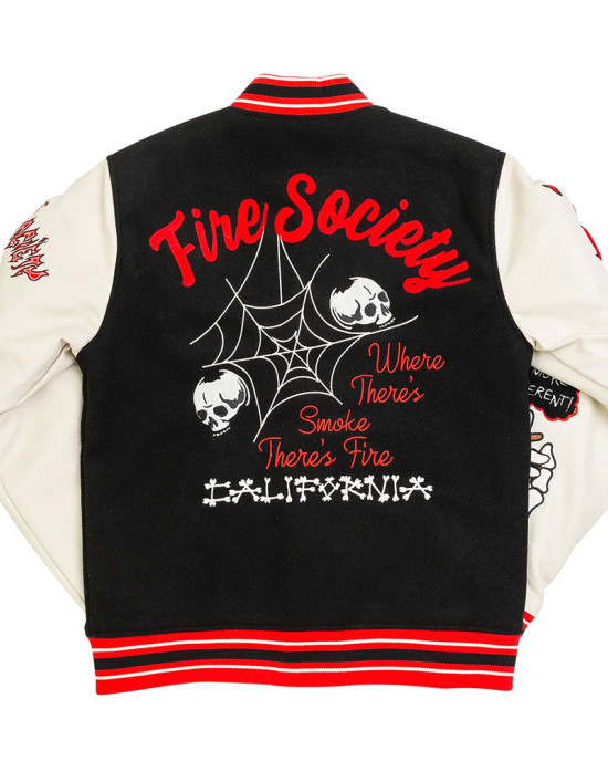 The Fire Society Varsity Jacket The Fire Society Varsity Jacket