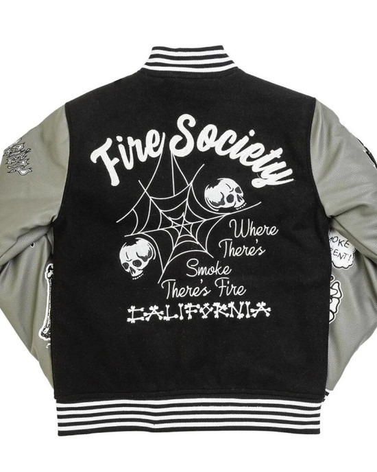 The Fire Society Varsity Jacket The Fire Society Varsity Jacket