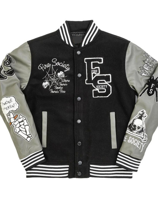 The Fire Society Varsity Jacket The Fire Society Varsity Jacket