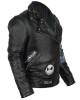 The Nightmare Before Christmas Studded Black Leather Jacket