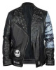 The Nightmare Before Christmas Studded Black Leather Jacket