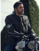 The Thursday Murder Club Tom Ellis Leather Jacket