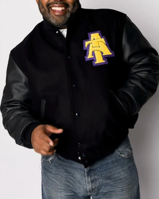 The Union NC A&T Black Varsity Jacket
