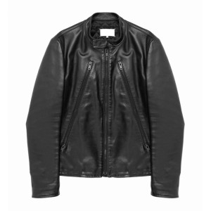 The View Kevin Bacon Full-Zip Leather Black Jacket