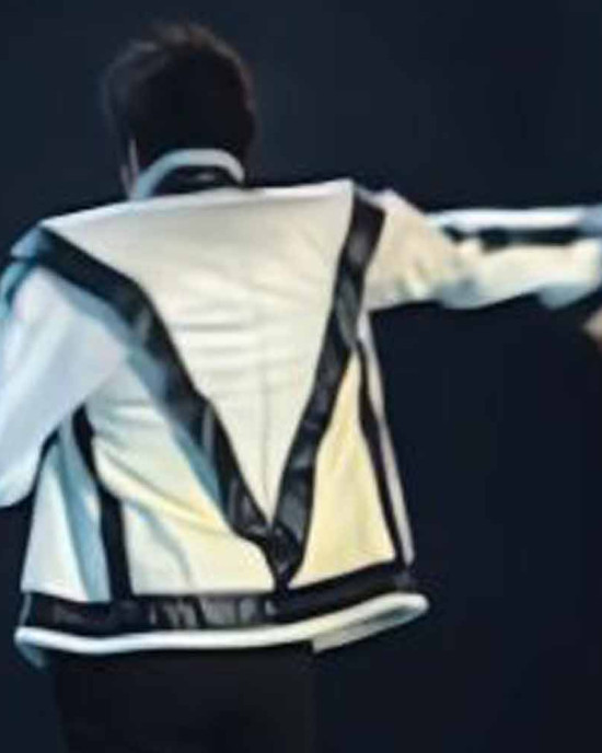 Thriller Michael Jackson White Leather Jacket Thriller Michael Jackson White Leather Jacket