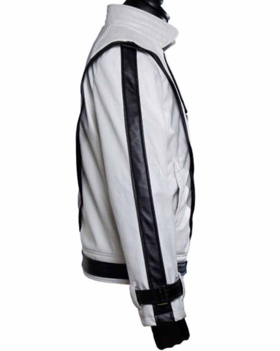 Thriller Michael Jackson White Leather Jacket Thriller Michael Jackson White Leather Jacket