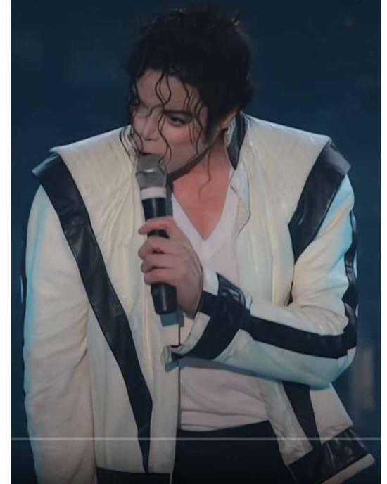 Thriller Michael Jackson White Leather Jacket Thriller Michael Jackson White Leather Jacket