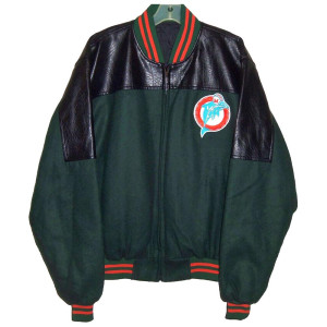 Throwback Miami Dolphins 90’s Varsity Jacket