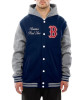 Throwback Prep Boston Red Sox Navy Hoodie Jacket
