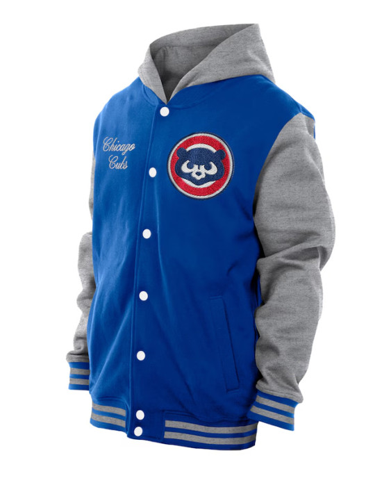 Throwback Prep Chicago Cubs Royal Hoodie Jacket