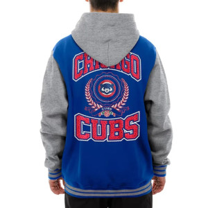 Throwback Prep Chicago Cubs Royal Hoodie Jacket