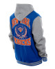 Throwback Prep NY Knicks Purple Hoodie Jacket