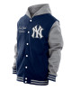 Throwback Prep NY Yankees Navy Hoodie Jacket Throwback Prep NY Yankees Navy Hoodie Jacket