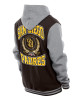 Throwback Prep San Diego Padres Brown Hoodie Jacket