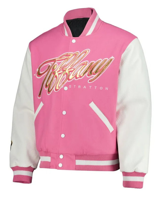 Tiffy Time Tiffany Stratton Varsity Jacket