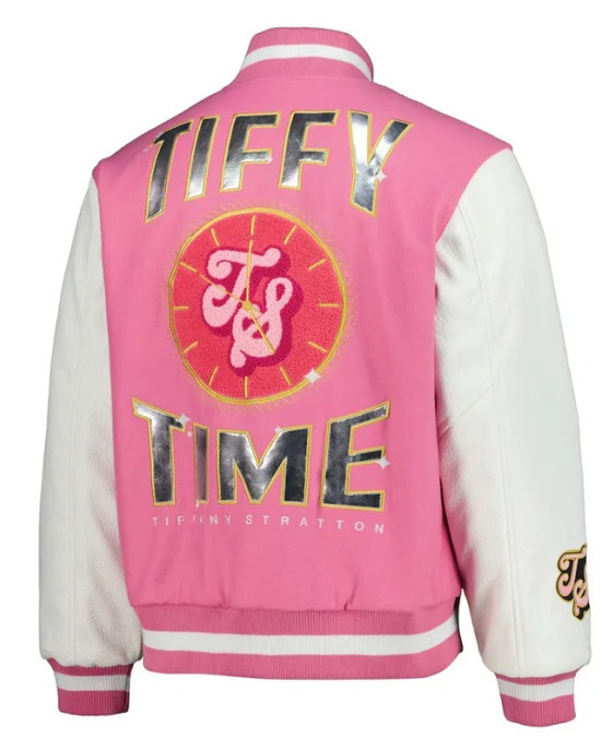 Tiffy Time Tiffany Stratton Varsity Jacket